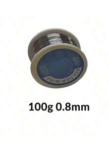 Kawat Solder Timah Timbal Inti Rosin 63-37, Diameter 0,6/0,8/1mm, Untuk Pengelasan Listrik, Mengandung Fluks 2,5% - Perak - View 9