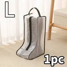 Haus Hana Madebyblanc 1/2/4 Boot Storage Bags, Travel Shoe Dust Bags Suitable For High Boots, Household Boot Storage Bags With Transparent Windows For Dust Prevention - Black - View 12