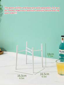 Rack, Lemon Fruit Tea Bucket, Juice Jar, Wine Bottle, Large Capacity, Suitable For Parties, Halloween, Christmas,The Water Pitcher And Base Are Sold Separately, Not As A Set. Please Make Your Selection Carefully Before Placing Your Order!!! - Transparent - View 11