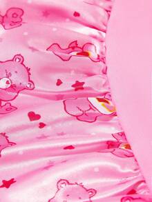 SHEIN X Care Bears 女款連體髮帽兼頭巾帽 - 淺粉色 - 查看 7