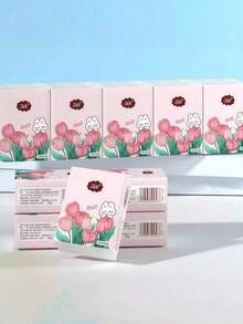 40Packs Mini Travel Size Soft Paper Facial Tissues, Portable Pocket Napkins For Students, Travel, Office, And Everyday Use. - Color - View 4