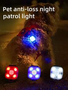 Teckwe 1 buah Lampu Gantung LED Isi Ulang USB untuk Hewan Peliharaan, Lampu Pengaman Mini Berkedip untuk Kalung Malam Hari, Cocok untuk Anjing Kecil, Berjalan di Luar Ruangan, Latihan, Perlengkapan Hewan Peliharaan Sehari-hari, Kapasitas 150mAh - MultiWarna - View 4