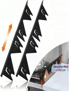 2/4 Pieces Stainless Steel Stove Gap Covers, Stove Gap Filler With Fine-Tuning Kit, Heat-Resistant Decorative Guard, Suitable For Stove Countertops And Between Countertops - View 1