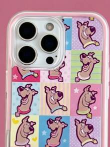 ShellaStory SCOOBY-DOO X SHEIN 時尚印花保護殼設計，時尚手機殼，相容於 - 彩色 - 查看 6