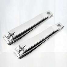2pcs/8pcs Classic Stainless Steel Nail Clippers, High-Quality Heavy Duty Nail Clippers, Easily Trim Thick Nails, Toenails, Fingernails, Nail Care Tools, Manicure Accessories, Suitable For Commercial And Home Use,Affordable Distribution,Home Essential - Silver - View 5
