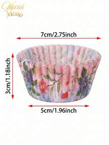 Muroi Mono 100 Cake Cups, Heat-Resistant, Suitable For Holding And Decorating Desserts. It Is Suitable For Family Gatherings, Dessert Shops, Parties, Halloween And Other Festivals To Make Cakes. - Style 2 - View 8
