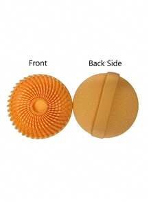 Silicone Body Bath Brush With Hand Strap, Spiral Round Shower Scrubber For Deep Cleansing & Exfoliating, Soft Silicone Body Scrub Brush For Daily Shower Use, Body Wash, Bath Accessories - Multicolor - View 13