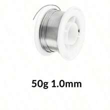 Kawat Solder Timah Timbal Inti Rosin 63-37, Diameter 0,6/0,8/1mm, Untuk Pengelasan Listrik, Mengandung Fluks 2,5% - Perak - View 10