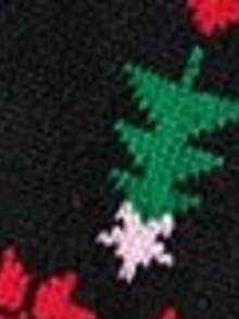 PETSIN 1pc Christmas Pet Cat Dog Universal Green Diamond Grid Elk Snowflake Cute Pattern Jacquard Knitted Elastic Comfortable Dog Christmas Sweater - Multicolor - View 10
