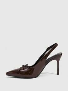 CUCCOO SZL Women Pumps - Cokelat 2 - View 4