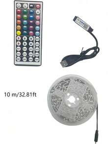 LED Strip Lights,  LED Tape Lights With Remote, Suitable For Bedroom, Room, Home Decor, Party, Holiday - multicolor - View 13