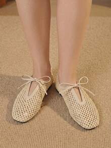 Styleloop Señoras, Uñas de Sauce, Hebillas, Zapatos Planos. - Albaricoque - Ver 5