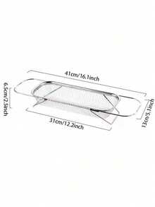 Haus Hana Stainless Steel Drain Basket, Thickened Single Sink, Extendable Vegetable Washing Basin, Large Household Kitchen Sink, Filter Rack - View 7