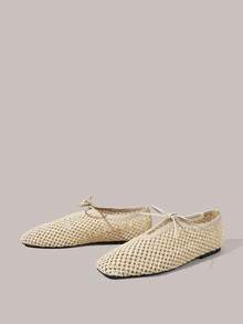 Styleloop Señoras, Uñas de Sauce, Hebillas, Zapatos Planos. - Albaricoque - Ver 8