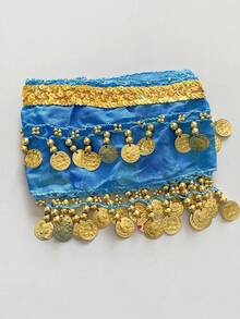 PETSIN 1PC Shiny Sequin Pet Waist Chain Decor, Cute Hip Dance Ornament For Corgi Dogs - Multicolor - View 13