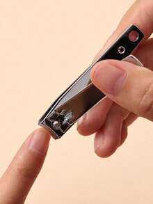 2pcs/8pcs Classic Stainless Steel Nail Clippers, High-Quality Heavy Duty Nail Clippers, Easily Trim Thick Nails, Toenails, Fingernails, Nail Care Tools, Manicure Accessories, Suitable For Commercial And Home Use,Affordable Distribution,Home Essential - Silver - View 2
