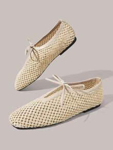 Styleloop Señoras, Uñas de Sauce, Hebillas, Zapatos Planos. - Albaricoque - Ver 4