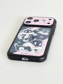ShellaStory LOONEY TUNES X SHEIN 時尚高端印花圖案手機保護殼，完美兼容 ，可愛時尚且精緻 - 彩色 - 查看 10