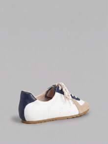 Ontre Women's Fashion Versatile Flat Casual Shoes - Apricot - View 5