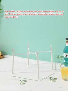 Rack, Lemon Fruit Tea Bucket, Juice Jar, Wine Bottle, Large Capacity, Suitable For Parties, Halloween, Christmas,The Water Pitcher And Base Are Sold Separately, Not As A Set. Please Make Your Selection Carefully Before Placing Your Order!!! - Transparent - View 15