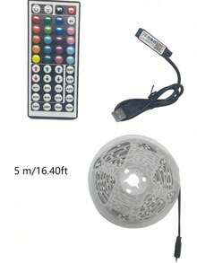 LED Strip Lights,  LED Tape Lights With Remote, Suitable For Bedroom, Room, Home Decor, Party, Holiday - multicolor - View 16