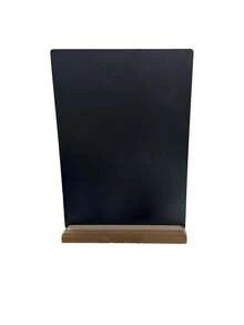 1/2 buah Papan Tulis Mini dengan Penyangga, Tempat Kartu Nama, Papan Tulis Kecil, Cocok untuk Dekorasi Meja, Pernikahan, Pesta Ulang Tahun, Nomor Meja, Papan Pesan, dan Dekorasi Acara, Tanda Bar Terbuka (Dengan Penyangga) (8,46*5,91 Inci) - Hitam - View 8