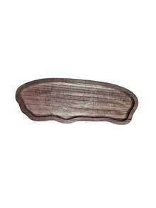 1pc Natural Wood Multipurpose Tray For Cosmetic Lipstick Perfume Bathroom Storage Living Room Dining Table Home Hotel Decor Christmas Gift Idea Must Haves - brown - View 16