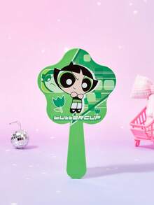 THE POWERPUFF GIRLS X Joivida 1PC Pattern Cartoon Tunes Handheld Mirror Bathroom Mirror - Multicolor - View 7