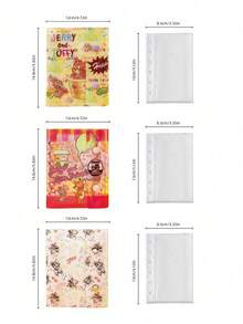 TOM & JERRY 1 Pc Card Album Storage Book, Fun Cartoon Print, PVC Material, Easy Page Add Remove, Clear Protective Pockets, Memory Keeping Tickets, For Collectors, Versatile Storage Solution - A7 - View 5