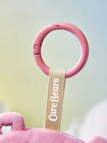 SHEIN X Care Bears 1個可愛卡通零錢包，立體造型，可收納硬幣、卡片、鑰匙等小物，可掛在包包上 - 粉色 - 查看 4