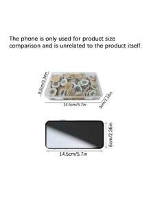 Unique Irregular Rounded Square And Oval Mixed Shapes, Classic Four-Hole Design For Stable Sewing, Premium Solid Resin Material With Fine Polishing, Ideal Replacement Buttons For Wool Coats, Windbreakers And Outerwear Garments. - multicolor - View 3