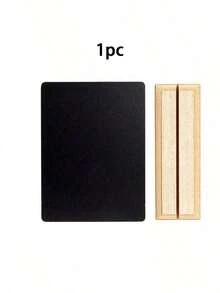 1/2 buah Papan Tulis Mini dengan Penyangga, Tempat Kartu Nama, Papan Tulis Kecil, Cocok untuk Dekorasi Meja, Pernikahan, Pesta Ulang Tahun, Nomor Meja, Papan Pesan, dan Dekorasi Acara, Tanda Bar Terbuka (Dengan Penyangga) (8,46*5,91 Inci) - Hitam - View 13