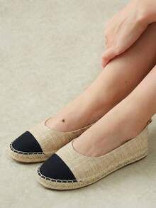 Styleloop Ladies, Straw Rope, Flat Shoes. Fall Shoes - Brown - View 11