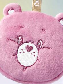 SHEIN X Care Bears 1個可愛卡通零錢包，立體造型，可收納硬幣、卡片、鑰匙等小物，可掛在包包上 - 粉色 - 查看 2
