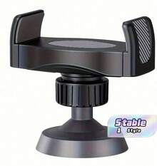 Dudukan Ponsel Magnetik untuk Gym, Rotasi 360 Derajat, Alas Magnet Kuat, Cocok untuk Permukaan Besi, Cocok untuk Semua Model Ponsel, Sangat Cocok untuk Digunakan di Permukaan Besi, Dudukan Ponsel yang Dapat Diatur, Struktur Modern dan Kokoh. - Hitam - View 1