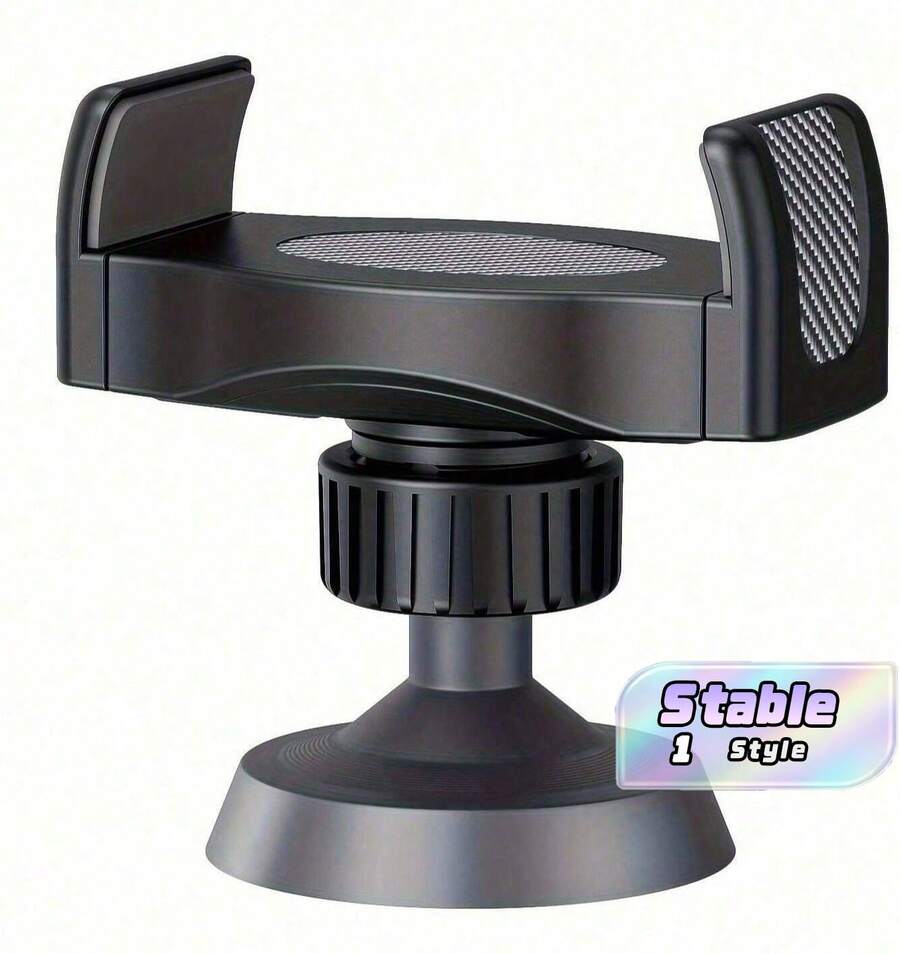 Dudukan Ponsel Magnetik untuk Gym, Rotasi 360 Derajat, Alas Magnet Kuat, Cocok untuk Permukaan Besi, Cocok untuk Semua Model Ponsel, Sangat Cocok untuk Digunakan di Permukaan Besi, Dudukan Ponsel yang Dapat Diatur, Struktur Modern dan Kokoh. - Hitam - View 1