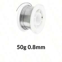Kawat Solder Timah Timbal Inti Rosin 63-37, Diameter 0,6/0,8/1mm, Untuk Pengelasan Listrik, Mengandung Fluks 2,5% - Perak - View 13