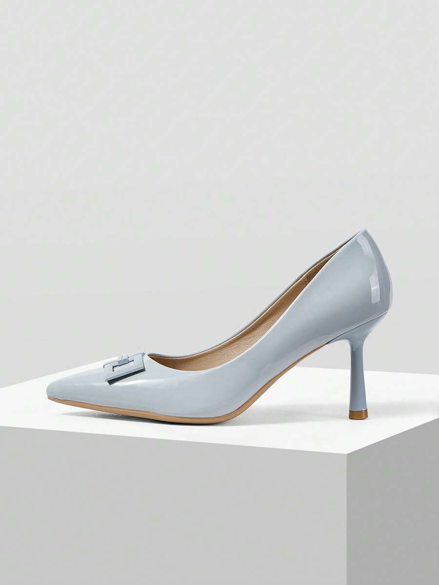 MOTF PREMIUM WOMEN'S STYLISH ELEGANT MINIMALIST STYLE POINTED HEELS, EASTER CELEBRATIONS AND CHRISTMAS - Blue. - View 2