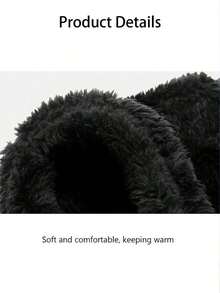 1 buah Masker Wajah Fleece Hangat Musim Dingin - Desain Tali Serut Elastis, Ringan & Hangat, Cocok Untuk Bersepeda, Ski, Dan Aktivitas Luar Ruangan Lainnya, Pelindung Telinga Tahan Angin dengan Tudung Warna Polos, Tersedia Berbagai Warna, Aksesori Penting Musim Gugur/Musim Dingin - MultiWarna - View 9