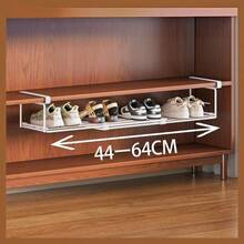 Shoe Rack - Home Use - Extendable Shoe Cabinet - Layered Divider - Shoe Holder - Hanging Basket - Easy Installation - Storage Rack - Shoe Organizer. - Multicolor - View 6