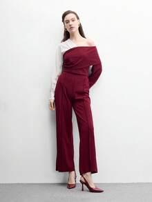CUCCOO BIZCHIC 女款尖頭時尚高跟單鞋 春季鞋 春假復活節聖誕節適用 - 猩紅 - 查看 6