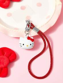 HELLO KITTY AND FRIENDS | SHEIN 手機掛繩 - 紅色 - 查看 2