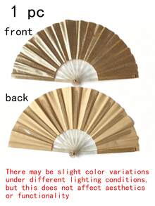 Shiny Ladies' Hand Fans, Large Party-Style Folding Fans, Birthday Theme Performances And Festival Ball Gifts - Multicolor - View 9