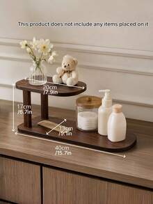 Cup Rack/Storage Rack, Multi-Tiered For Cups, Dining Side Cabinet, Desktop/Tabletop Organizer, Tea Cup/Coffee Cup Organizer. - Walnut - View 12