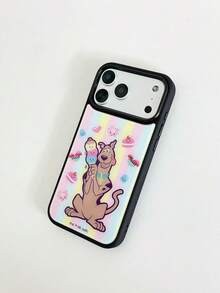 ShellaStory SCOOBY-DOO X SHEIN 時尚高端印花圖案手機保護殼設計，完美兼容 ，可愛時尚且精緻 - 彩色 - 查看 7