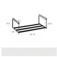 Shoe Rack - Home Use - Extendable Shoe Cabinet - Layered Divider - Shoe Holder - Hanging Basket - Easy Installation - Storage Rack - Shoe Organizer. - Multicolor - View 7