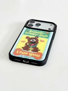 ShellaStory SCOOBY-DOO X SHEIN 時尚高端印花圖案手機保護殼，完美兼容 ，可愛時尚且精緻 - 彩色 - 查看 10