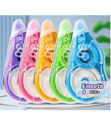 Correction Tape Set, Large Capacity, Affordable, Ideal For Students, Eraser Correction Tape, Correction Tape Specifically For Middle School Exams (Random Colors) - Multicolor - View 1