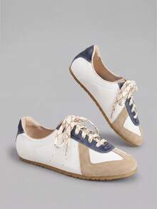 Ontre Women's Fashion Versatile Flat Casual Shoes - Apricot - View 6