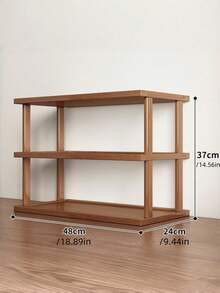 2/3/4 Layers Multi Tier Space Saving Easy Assembly No Tools Needed Sturdy Elegant Square Shoe Rack For Dorm Hallway Kitchen Entryway Closet Sneakers High Heels Stilettos Shoe Organizer Space Saver - Brown - View 11